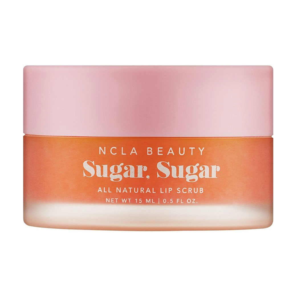 Цукровий скраб для губ NCLA BEAUTY Sugar, Sugar All Natural Lip Scrub Персик, 15 мл